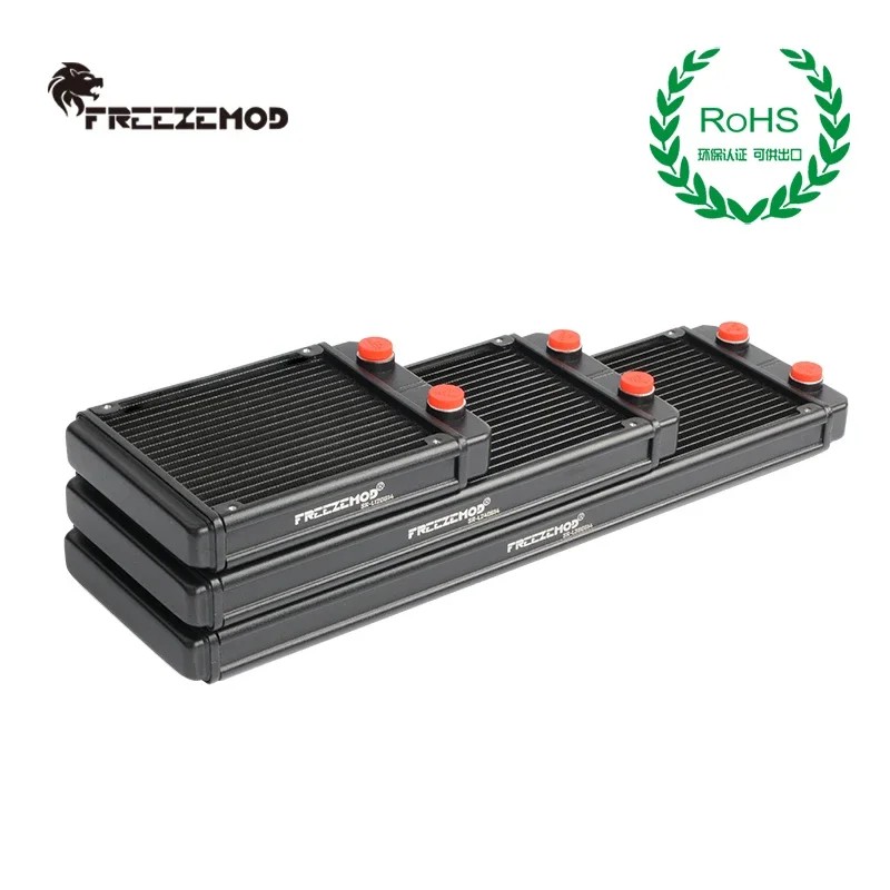 Pc Water Cooling Aluminum Radiator Multi-Channels, 60Mm 80Mm 90Mm 120Mm 240Mm 360Mm 480Mm For