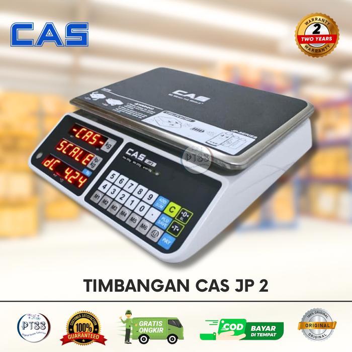 Timbangan Digital Cas Jp-2 30Kg X 1G / Timbangan Buah 30Kg X 1G Cas Jp2
