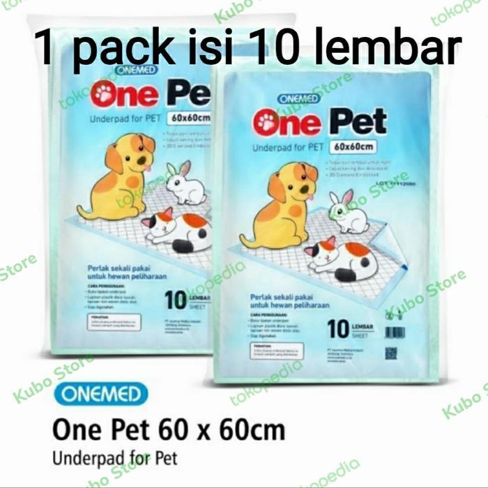 1 Dus Underpad Onepet 60x60 60 x 60 Onemed Alas Pipis