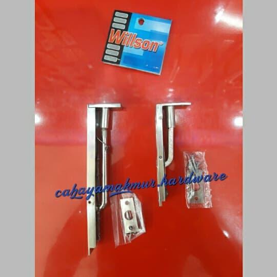 Grendel tanam / Slot Pintu 2 daun