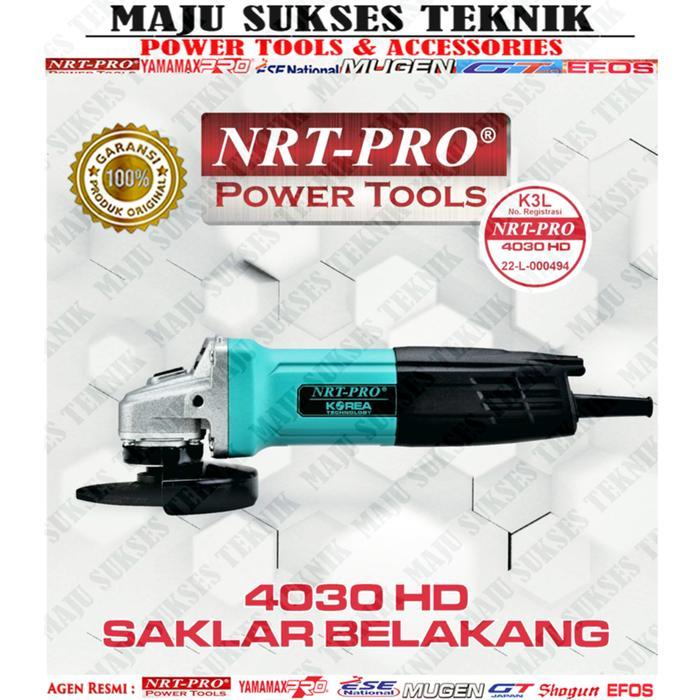 Nrt Pro 4030 Hd Mesin Gerinda Tangan 4" Saklar Belakang Model Makita