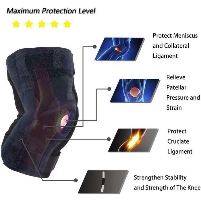Deker Pelindung Lutut Knee Support Knee Brace Deker Penyangga Lutut Terlaris