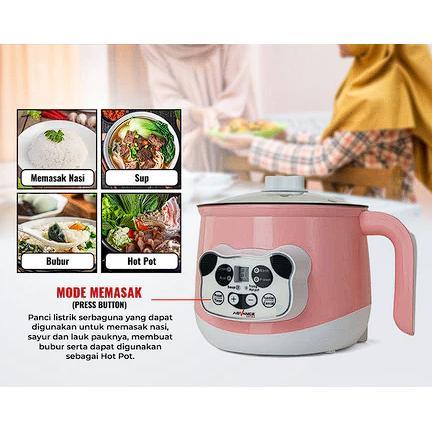 PANCI LISTRIK PANDA MENANAK NASI MENGGORENG MENGKUKUS SERBAGUNA 1.5 LITER