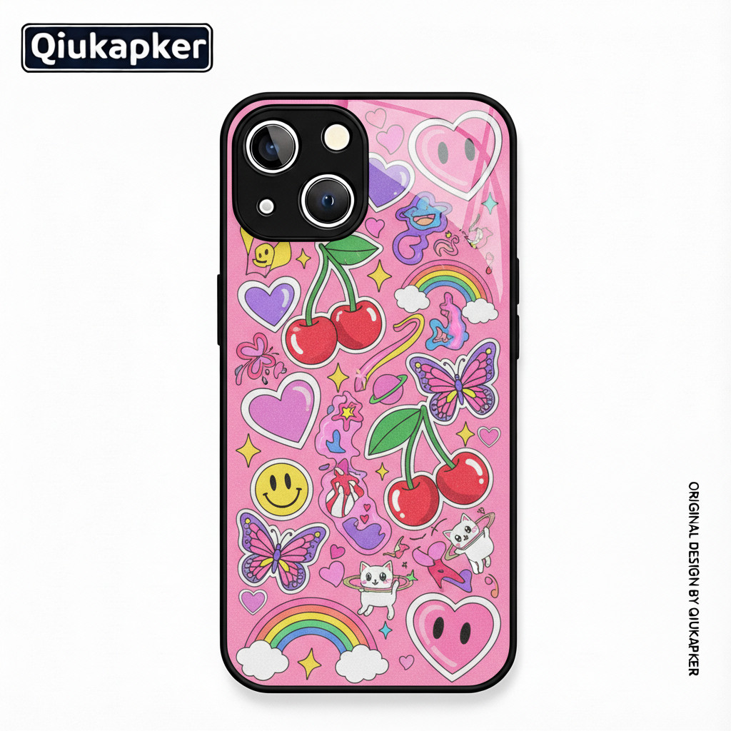 Y2K Pop & 3D Stickers iphone case