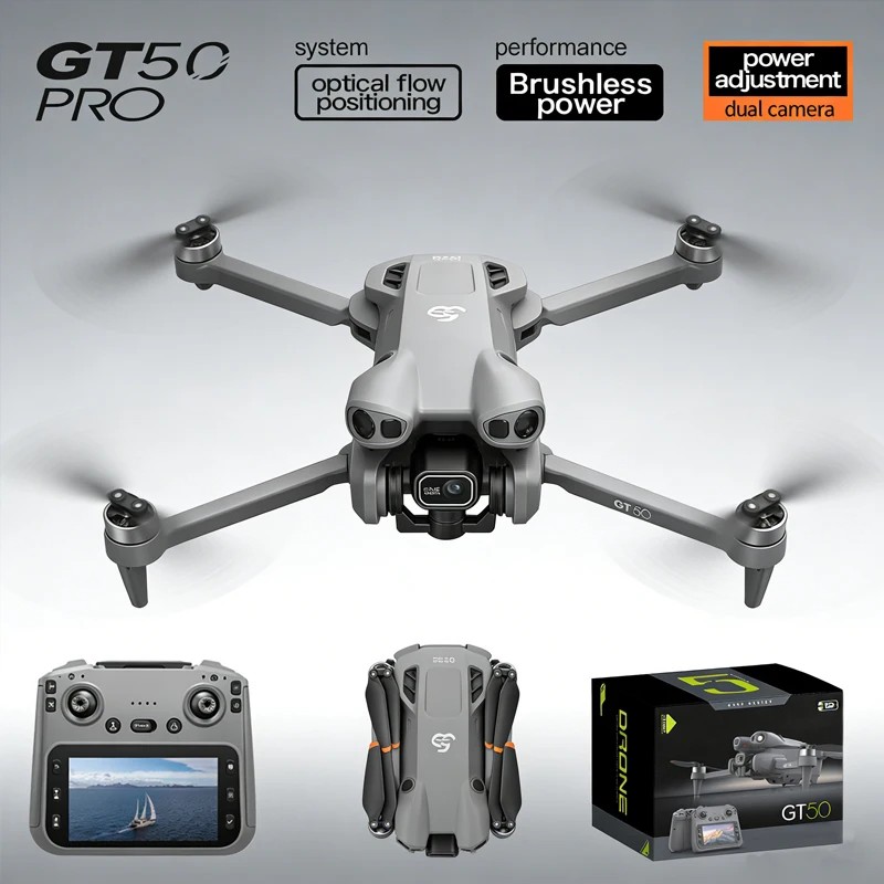 GPS positioning 360 Flip 8K HD 4.3" Remote Control Helicopter Quadcopter Toys Mini Drone For Kids