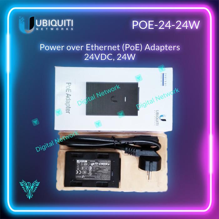 Ubnt Adaptor Poe 24V 1A, Ubiquiti Adaptor Poe 24Volt 1Amperw Ubnt Adaptor Poe 24V 24W