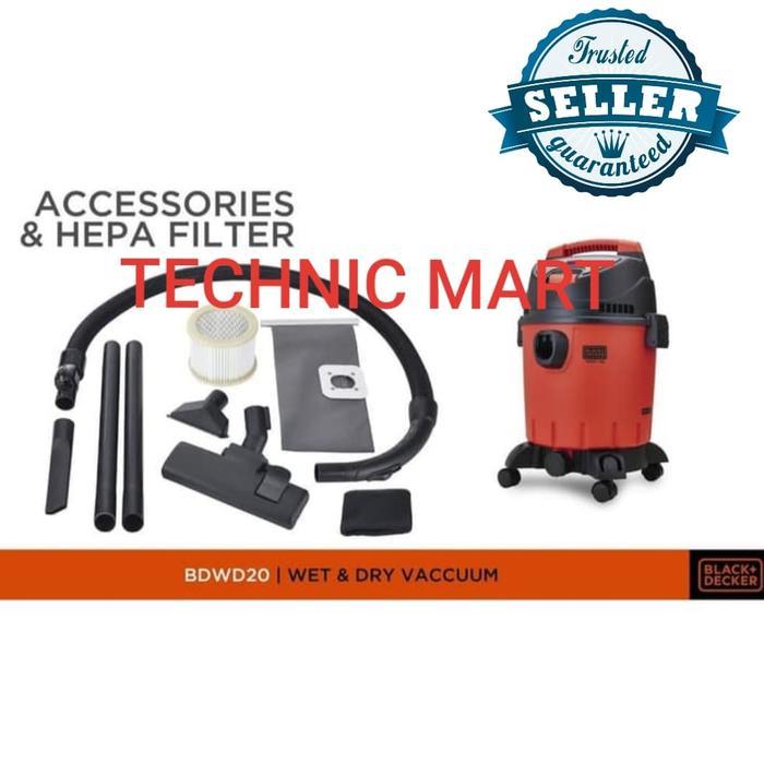 Black+Decker Vacuum Cleaner Wet Dry Blow 20 Liter / BlackDecker