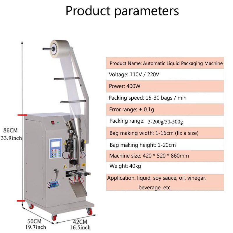 PBOBP Automatic Ice Pop Packing Machine Candy Sachet Pouch Milk Juice Ice Lolly Popsicle Beverage