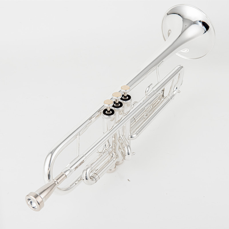 Jupiter JTR-1100SQ Professional Trumpet B-flat Brass silver plate Trumpet Jazz Instruments Band Horn