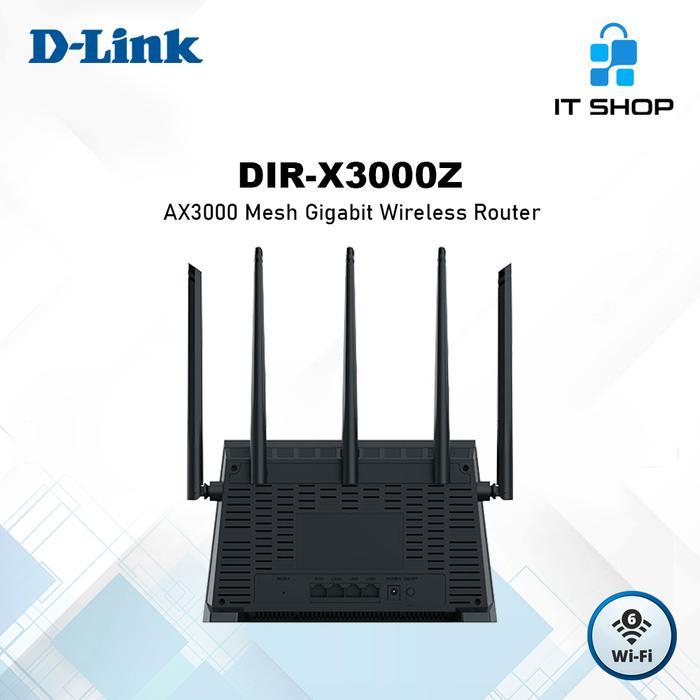 D-Link DIR X3000Z AX3000 Mesh Gigabit Wireless Router