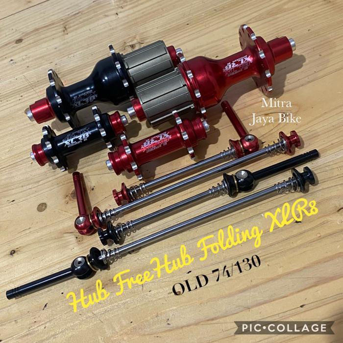 Hub FreeHub Folding Bike XLR8 V Brake Front 20 Rear 24 Hole Bearing
