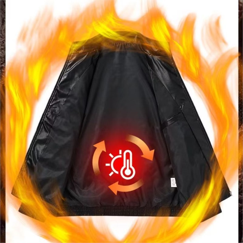 For Ferrari SJ F1 Team Autumn Winter Jacket Retro Motorcycle Leather Clothes Racing Baseball Jacket