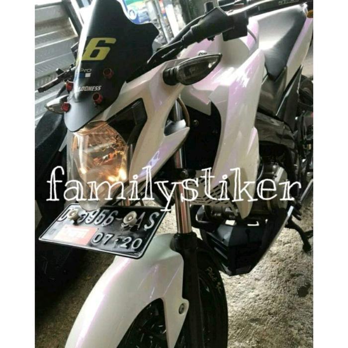 Skotlet Stiker Putih Lembayung skotlet motor mutiara pink skotlet lembayung