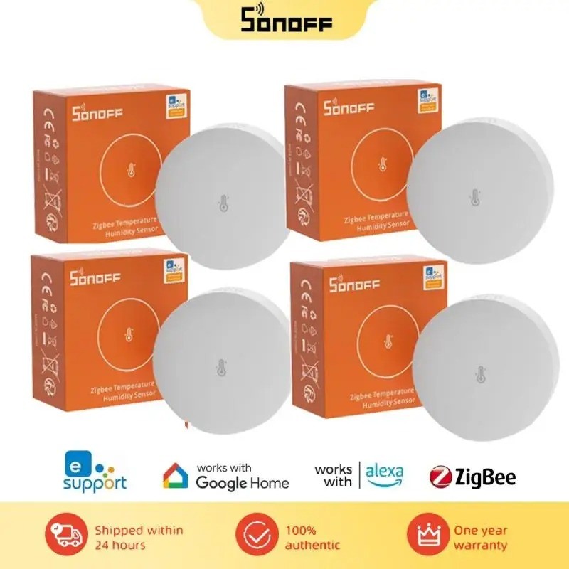 SONOFF SNZB-02P SNZB 02P ZIGBEE TEMPERATURE AND HUMIDITY SENSOR SONOFF ZIGBEE BRIDGE THERMOMETER