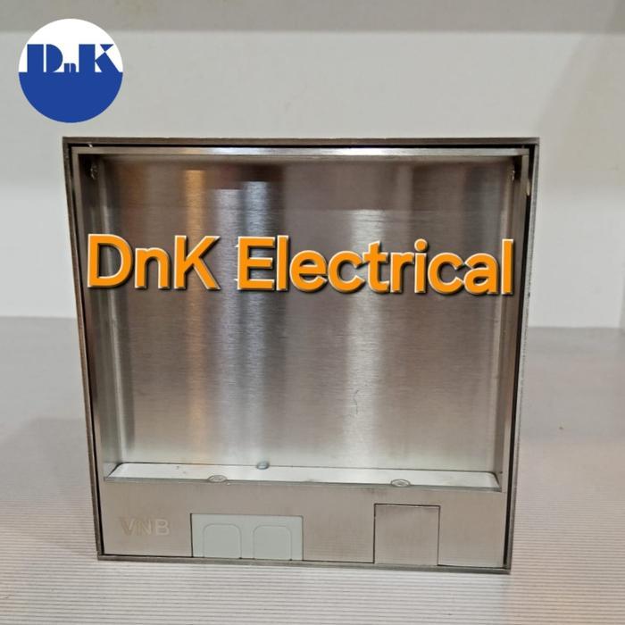 Stopkontak / Stop Kontak Lantai Merk Vnb Type Vnb 200 ( Frame+2Unit Socket Universal )