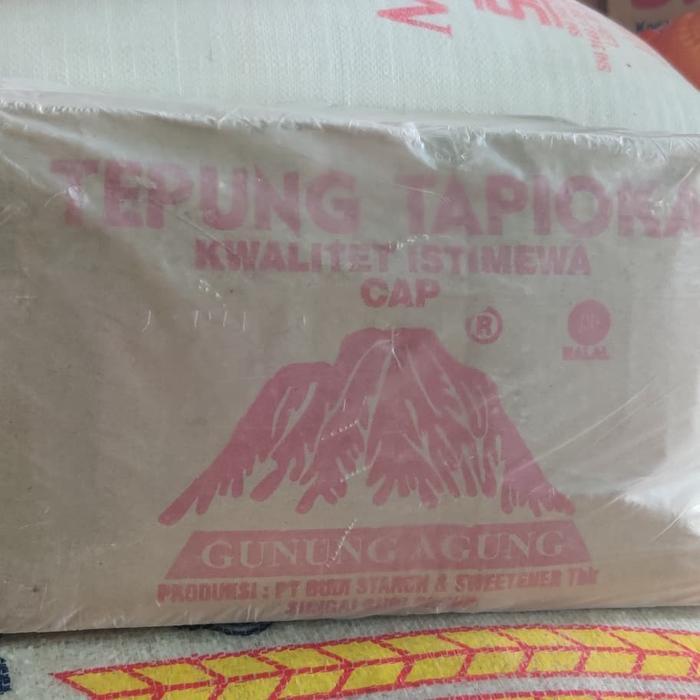 Tepung Sagu Tapioka Aci Cap Gunung Agung Kemasan 1dus