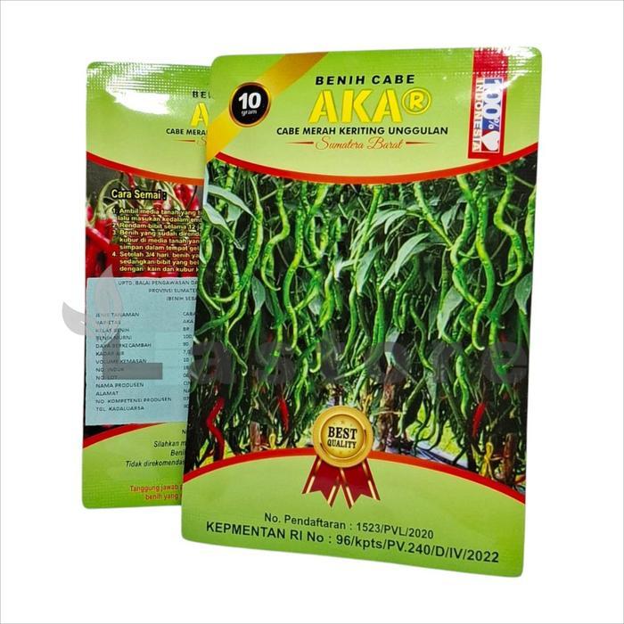 Benih Cabe Merah Keriting AKAR Isi 10 gram Kemasan Asli Pabrik