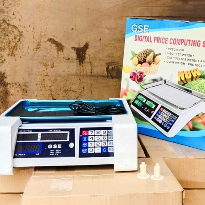 Timbangan Buah / Duduk Digital 40 kg GSE Timbangan Indomaret 40kg