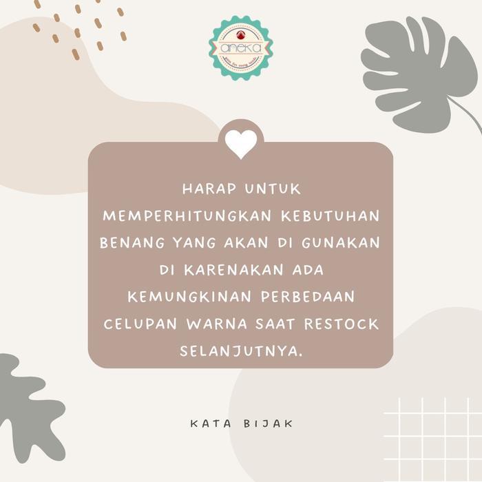 "New" KATALOG - Benang Rajut Katun Susu Sakura Milk Cotton Chunky Sembur