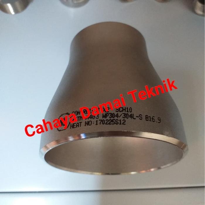 Reducer Las Stainless 6" X 4" - Reducer Las Ss304 Sch10