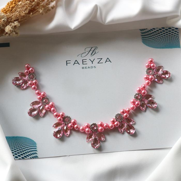 PAYET RANGKAI LEHER F06 / PAYET PINGGANG BISA CUSTOM WARNA RENDA ELEGANT ANYAMAN MUTIARA