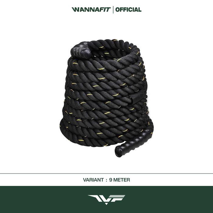 WANNAFIT Battle Rope Olahraga Tangan & Kaki Alat Olahraga Rumah
