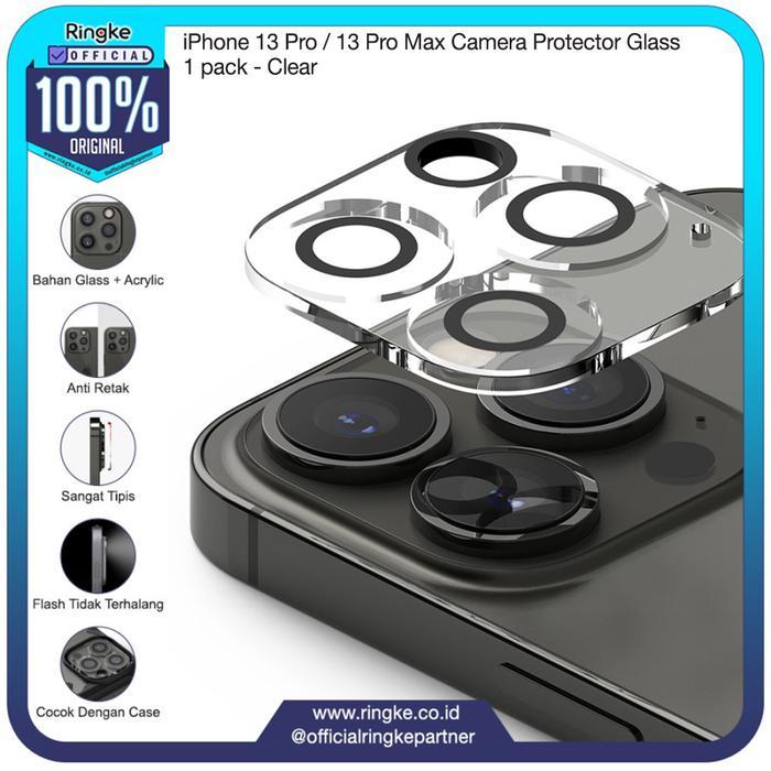 Ringke Camera Protector Compatible For Iphone 13 Pro / 13 Pro Max Camera Protector Glass Clear