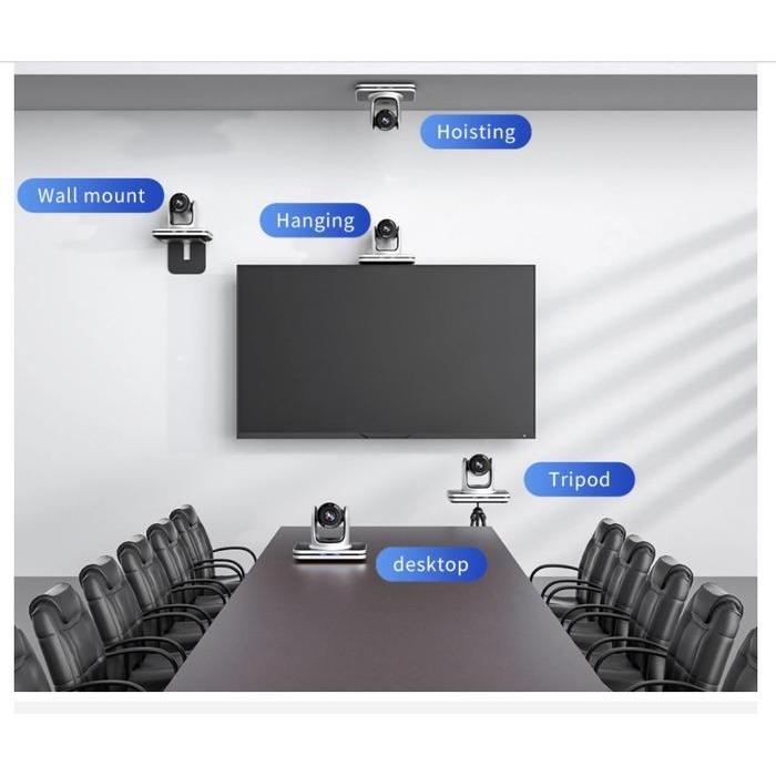 CONFERENCE ROBOTIC WEBCAM PTZ 10X OPTICAL ZOOM FULLHD CAMERA HSD-VC210