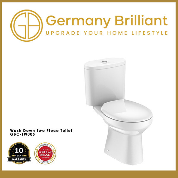 Germany Brilliant Kloset Toilet Duduk GBC-TW005 GB