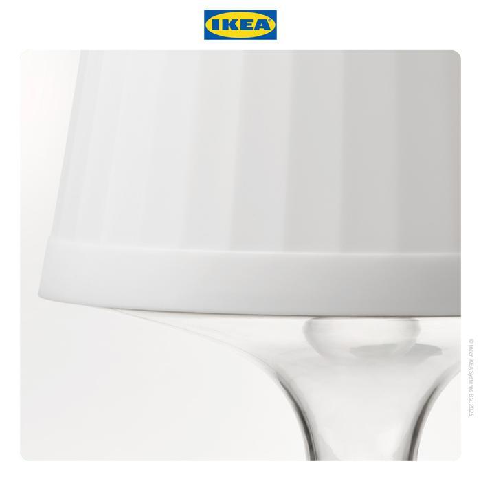 IKEA LAMPAN Lampu Meja LED Portabel Dioperasikan dengan Baterai 24cm