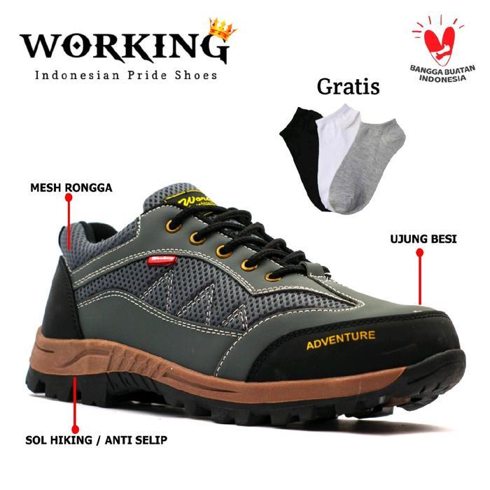 Working Original G-06 Sepatu Safety Pria Sepatu Safety Wanita Sepatu Safety Jogger Sepatu Safety