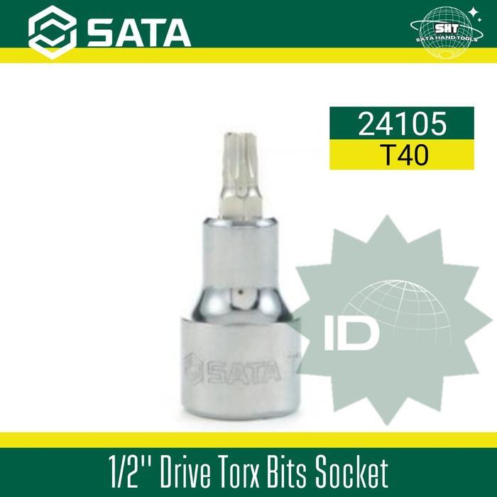 Sata Bit Sok Bintang 1/2 24105 Dr. Bit Torx T40 Socket 50Mm