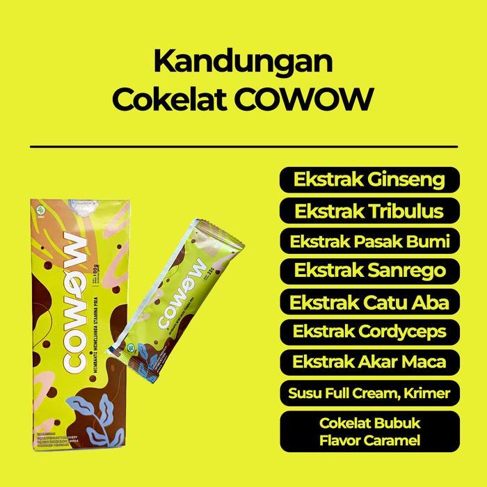 "New" COWOW Serbuk Cokelat Karamel HORN by Dr.Boyke 1 Sachet