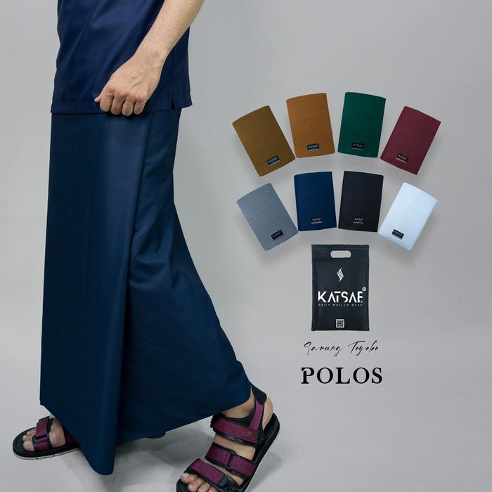 Premium Katsae - Sarung Polos Pria Dewasa Hijau sarung sholat pria sarung dewasa