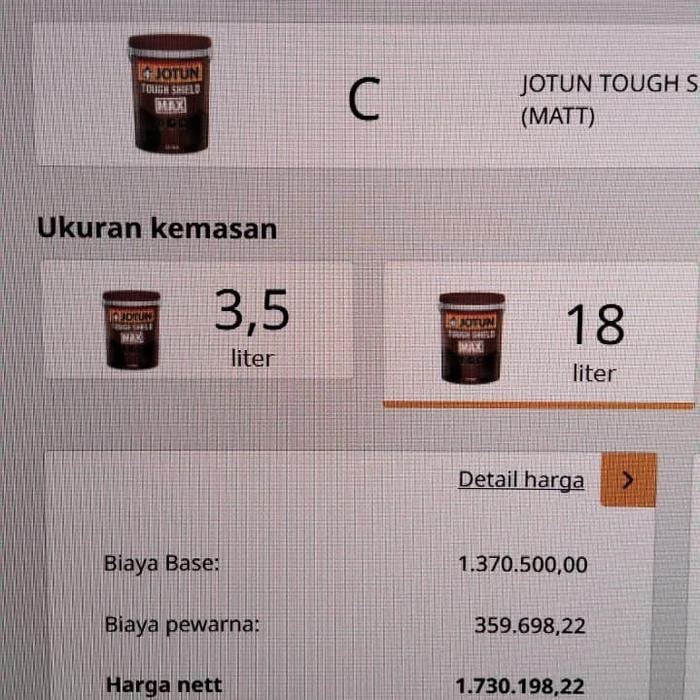 JOTUN TOUGH SHIELD MAX BASE C 18L -BLACK