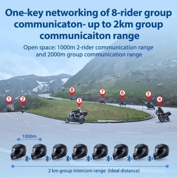 GEARELEC SHARK PRO INTERCOM BLUETOOTH HELM WATERPROOF