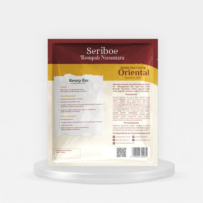 BUMBU NASI GORENG ORIENTAL REMPAH NUSANTARA 50 GR (6 PCS)