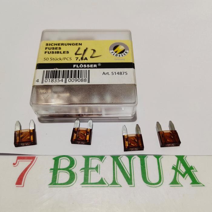 SEKERING FLOSSER MINI 7.5A KAKI KECIL TANCAP TOYOTA HONDA NISSAN
