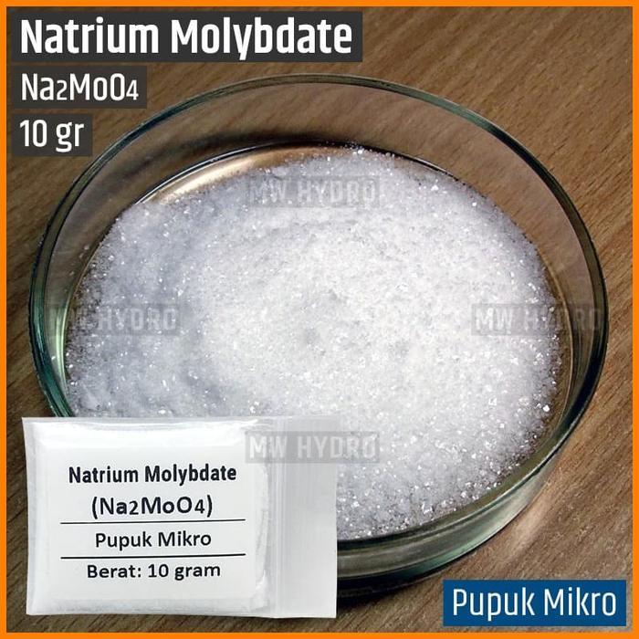 Stok Baru Natrium Molybdate / Sodium Molybdate - 10 gr - Pupuk Mikro Hidroponik