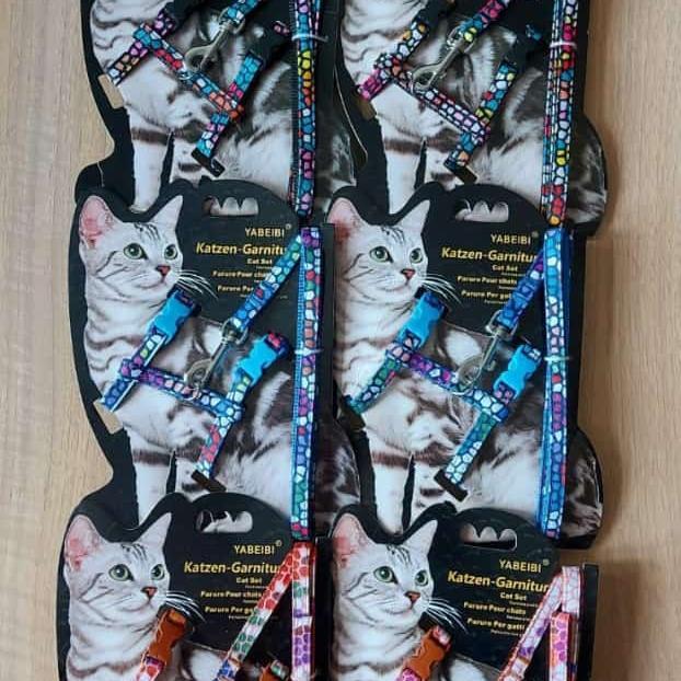 Tali Kucing Buat Jalan-Jalan Harnes Yabeibi Kalung Kucing Terlaris