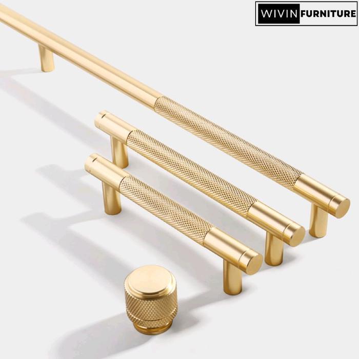 W26 Handle Lemari Warna Gold Grey Black Tarikan Laci Handle Pintu Furniture Gagang Pintu