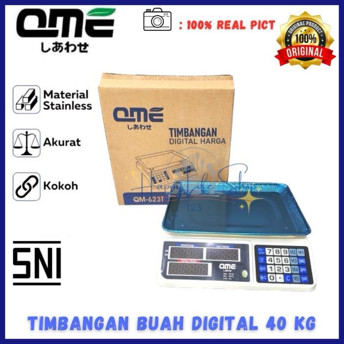 Qme Timbangan Digital Buah 40 Kg Timbangan Harga Digital 40 Kg Timbangan Digital Serbaguna 40 Kg