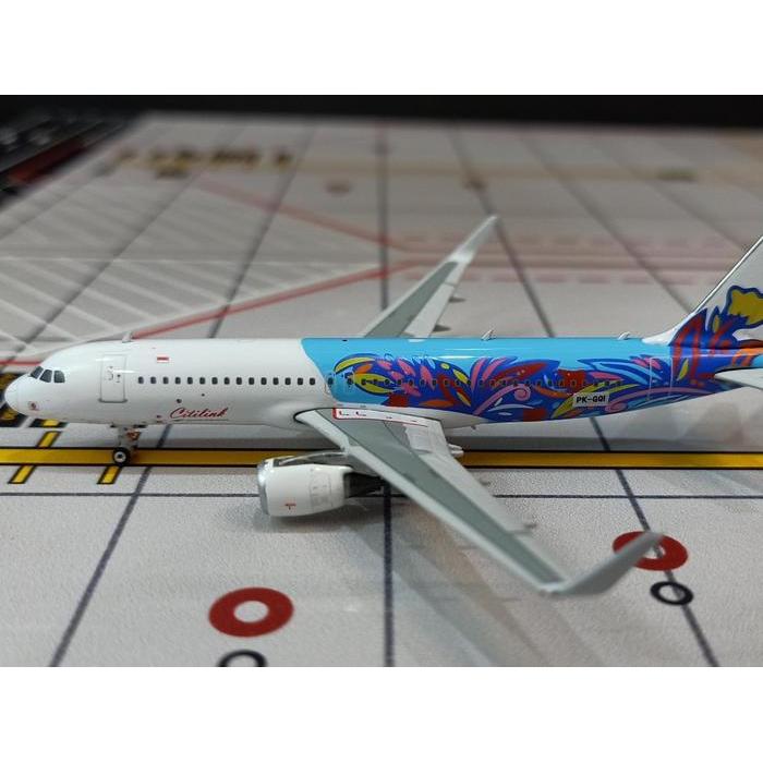 Citilink A320 Flowers Pk-Gqi Phoenix 1:400 Scale