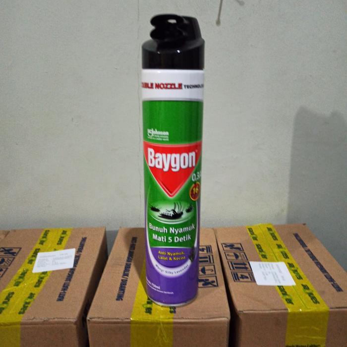 Promo Baygon Aerosol Silky Lavender 750Ml