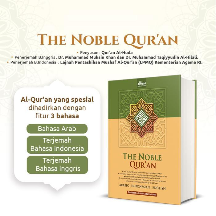 ORIGINAL The Noble Qur'an - Al-Quran Bahasa Arab dengan Terjemahan Indonesia dan Inggris - AlQuran