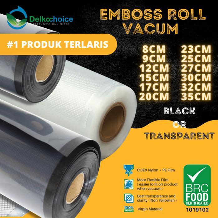 PLASTIK VACUM EMBOS VACUUM SEALER ROLL EMBOSSED VAKUM MAKANAN