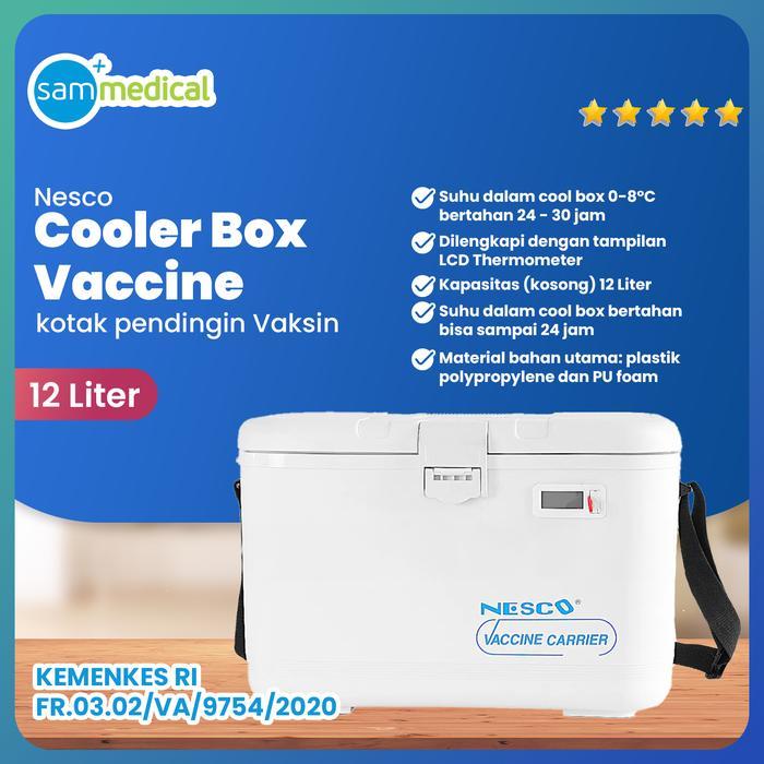 Nesco Cool Box / Cold Chain Box Vaccine / Vaccine Carrier Box 12 Liter