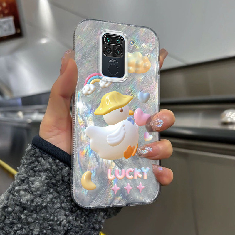 Casing Hp Xiaomi Redmi Note 9 Case Casing HP Softcase ponsel silikon tahan jatuh transparan camlet K