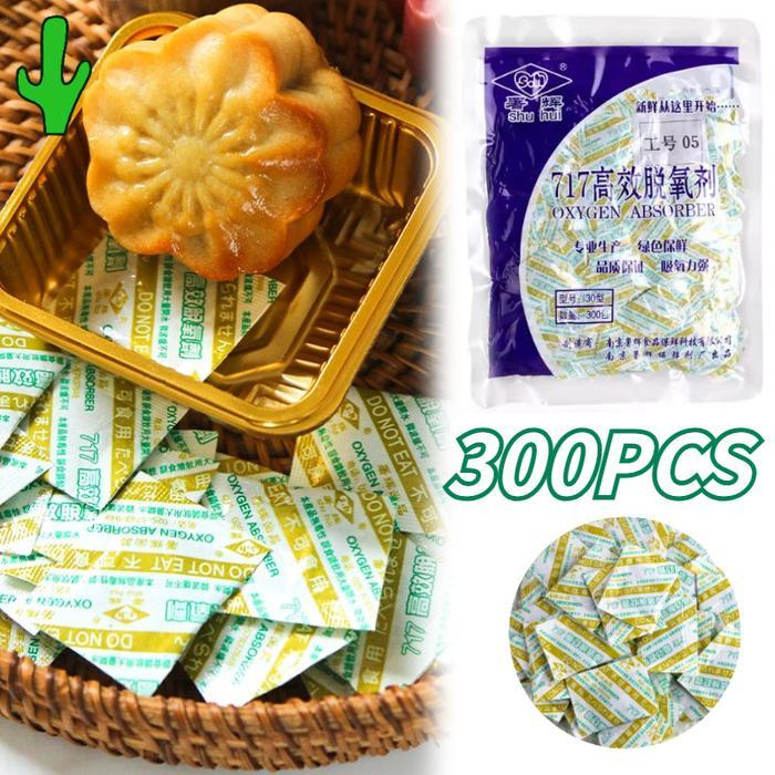 1SET/300PCS Bungkus Oxygen Absorber Food Grade/Natural Desiccant Food Grade