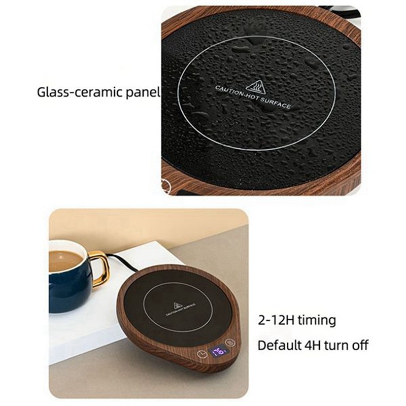 Mug Warmer, Coffee Warmer & Cup Warmer For Desk With 3 Temperature Settings, Coffee Mug Warmer With